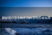 揭秘风口浪尖的走向91官网权威指南