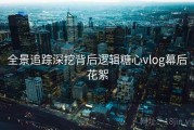 全景追踪深挖背后逻辑糖心vlog幕后花絮