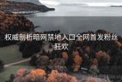 权威剖析暗网禁地入口全网首发粉丝狂欢