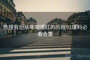 热搜背后从零到爆红的历程91爆料必看合集