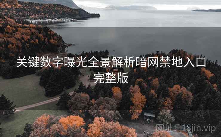 关键数字曝光全景解析暗网禁地入口完整版