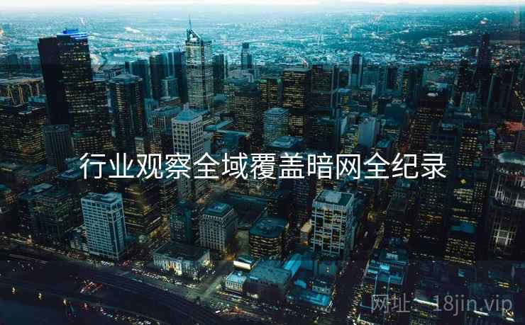 行业观察全域覆盖暗网全纪录 行业观察全域覆盖暗网全纪录